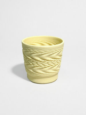 N+1 – Algorithmen in Form / Becher / Modell No. 1 / gelb